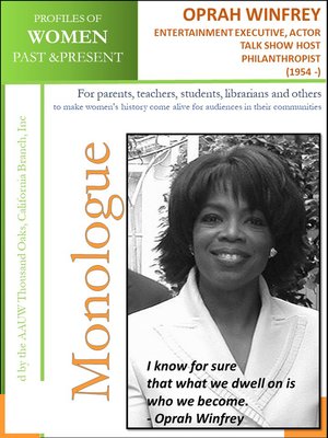 cover image of Profiles of Women Past & Present – Oprah Winfrey (1954-)